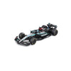 Bburago 2024 Mercedes-AMG W15 #63 George Russell 1:24 F1 Model with Acrylic Display Case