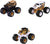 Majorette Limited Edition 9 Gold Rockerz Cars -Assorted
