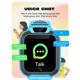 Spiky Basilisk Kids' GPS, SOS & 2G Voice Calling Waterproof Smartwatch Blue