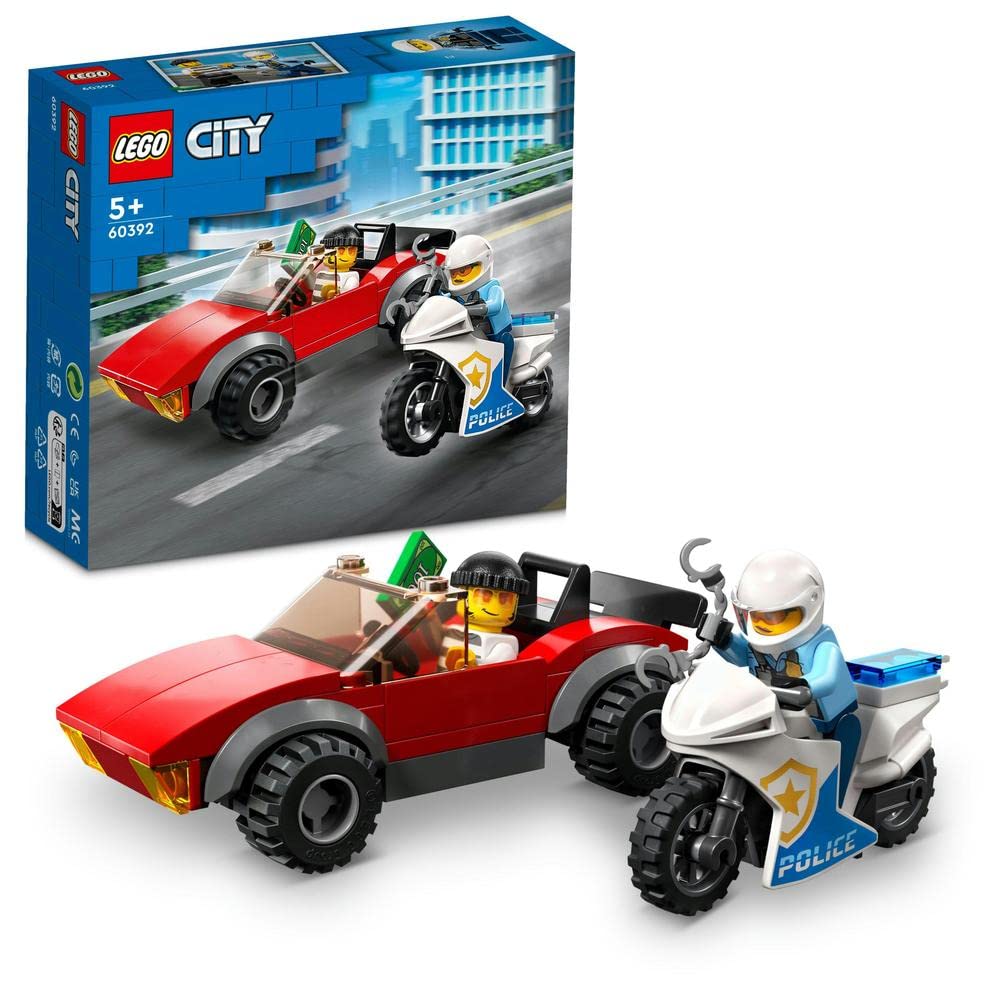 LEGO City Police Bike Car Chase 5+ 59Pcs 60392