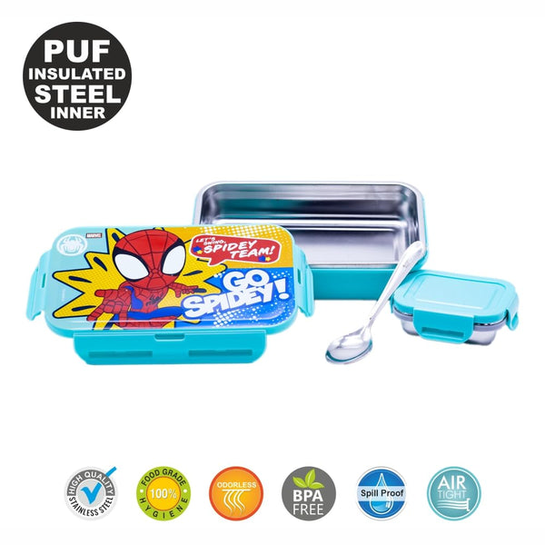 SKi Insulated Steel Lunch Box - Marvel Spiderman