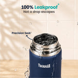 Basil HydraFizz Insulated Sipper Bottle 800ml – Classic Navy