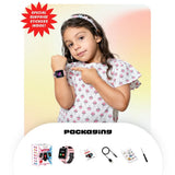 Spiky Basilisk Smartwatch with GPS Location, Camera, SOS Chat & Voice Calling - Pink