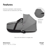 Babyzen YOYO Newborn Bassinet – Grey