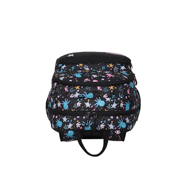 Arctic Fox Wink Octopus Kids School Backpack 21 Ltr. - Black