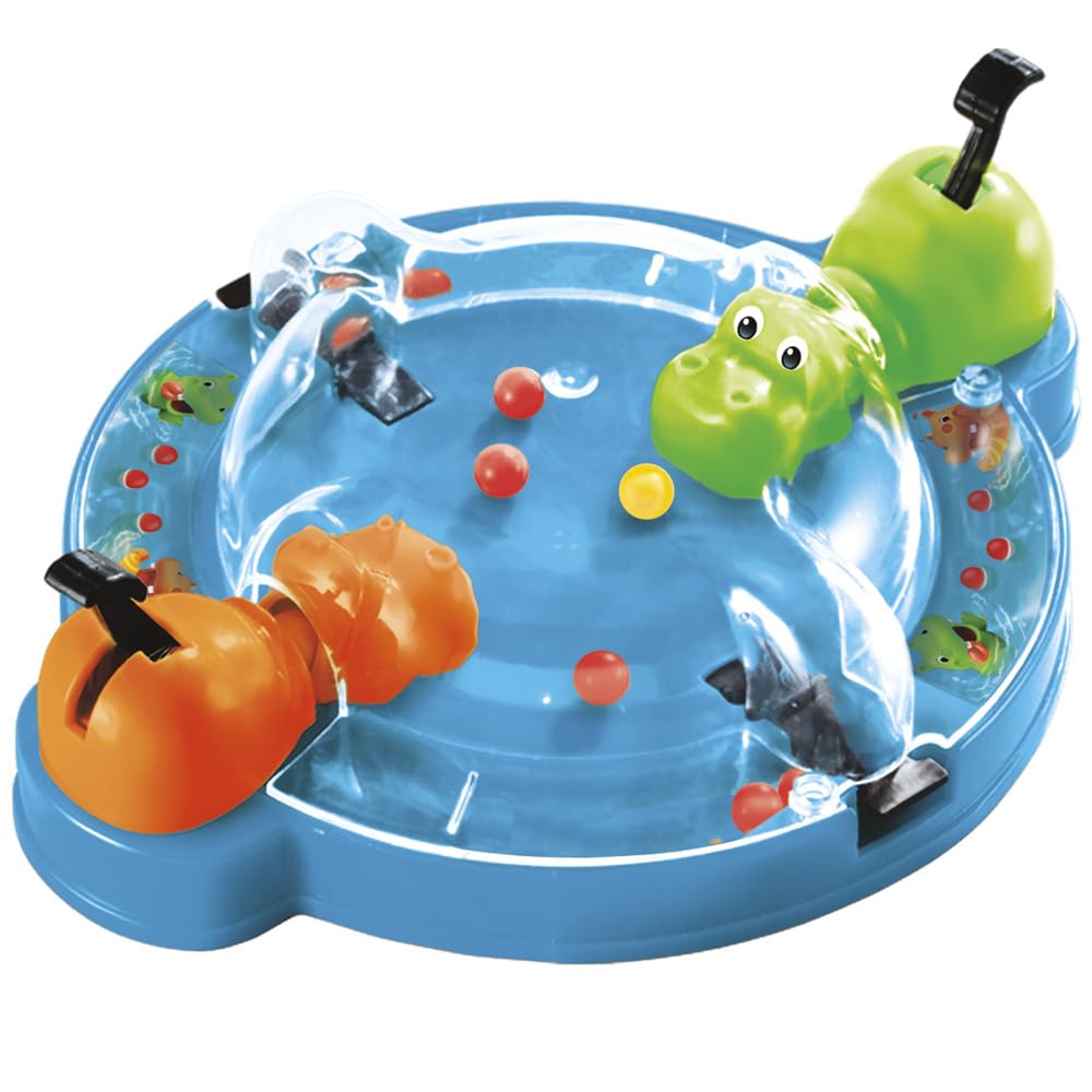 Hasbro Gaming Hungry Hungry Hippos Grab & Go Travel Game 4Y+ Multicolor