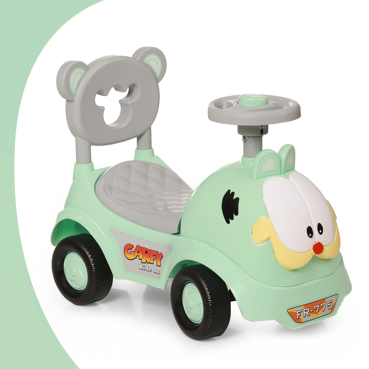 Dash Gaffy Ride On with Music Horn, Backrest And Under Seat Storage Utility Box For Age 1 Year to 3 Years