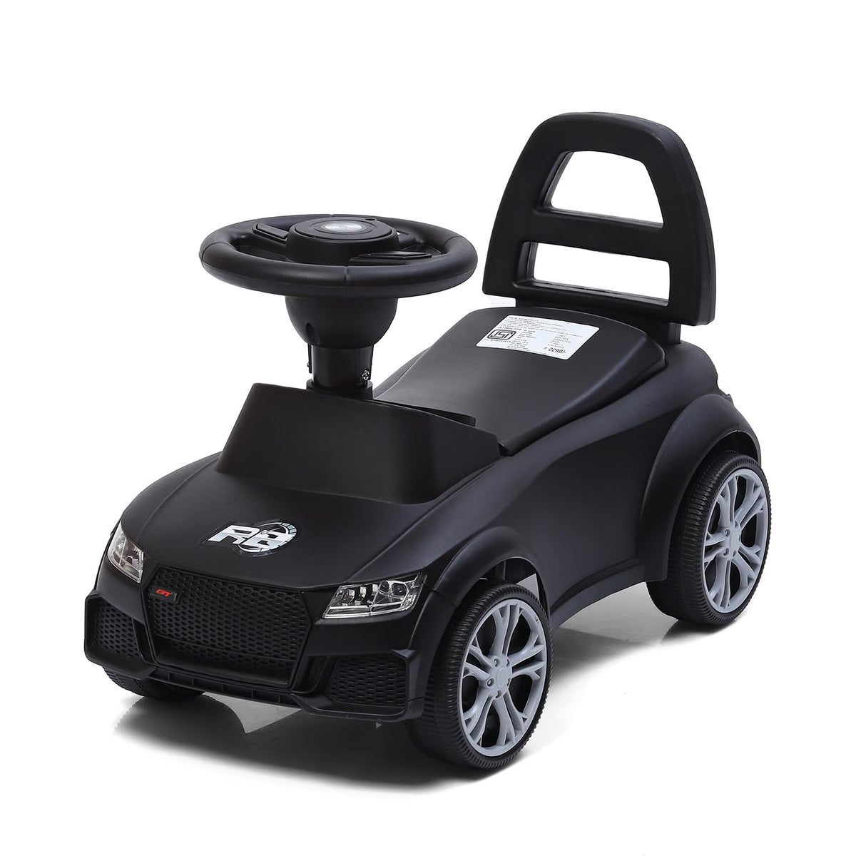 Dash R8 Kids Push Ride On with Horn, Music, Light, Backrest and Under Seat Storage - 1 to 3 Years