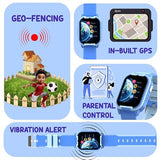 Spiky Gnome 4G Video Calling Smartwatch 4–14Y – Blue