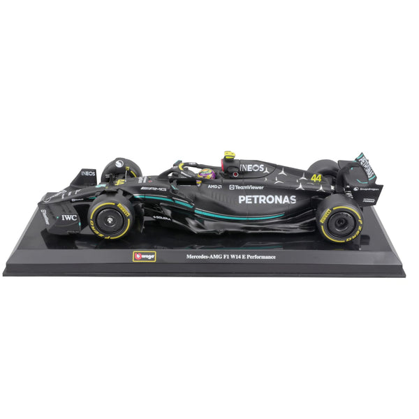 Bburago 1 : 24 Diecast Scale Model Mercedes AMG Petronas F1 W14 E Performance #44 Lewis Hamilton
