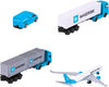 Majorette - Maersk Transport Vehicle With 3 Assment For Kids-Assorted