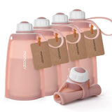 Momcozy Silicone Breastmilk Storage Bags - 260 ml - Pack of 5