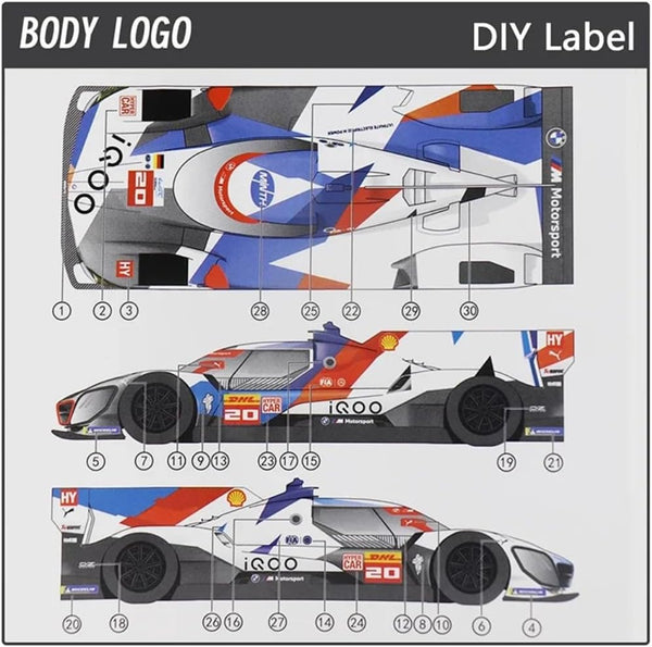 Rastar Remote Control BMW M Hybrid V8 Car Scale 1/14