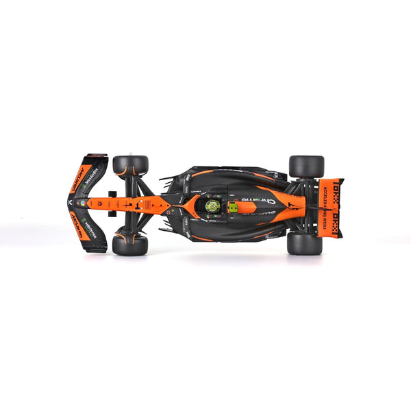 Bburago F1 McLaren MCL38 Miami Grand Prix 2024 With Helmet Oscar Piastri 1/24 Scale Model
