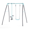 Plum Premium Metal Single Swing And Glider With Mist