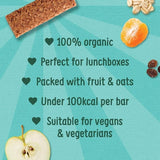 Organix Kids Marvellous Mandarin & Apple Oaty Bars – 3+ Years, 6 x 23g