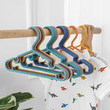 YOMH Plastic Clothes Hangers Pack of 20- Assorted Colours