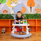 Steelbird Baby Walker With Sunshield - Blue