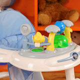 Steelbird Baby Walker With Sunshield - Blue