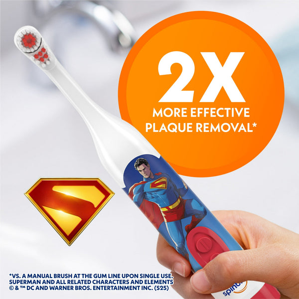 Spinbrush Battery Operated Super Man Toothbrush