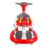 Steelbird Baby Walker With Sunshield - Red