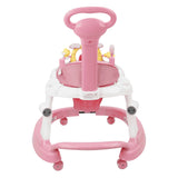 Steelbird Baby Walker With Parental Handle - Pink