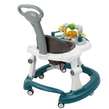 Steelbird Baby Walker With Parental Handle - Blue