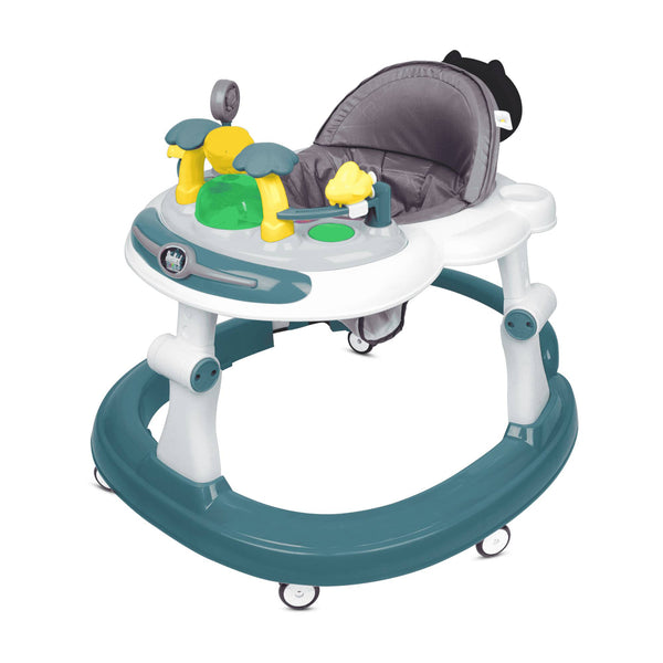 Steelbird Walker With Push Handle - Teal