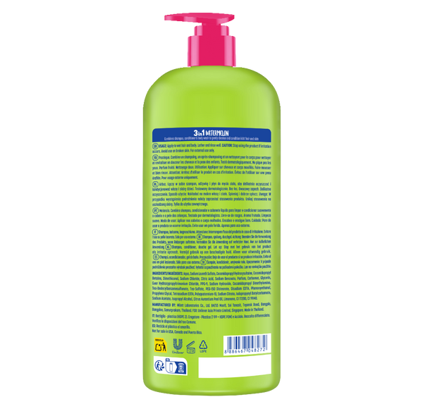 Suave Kids 3in1 Shampoo Conditioner + Body wash Watermelon Wonder - 700ML