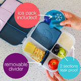 b.box Lunchbox 2 L 25.3 × 21.5 × 7.3 cm Ocean Breeze Blue & Green