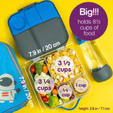 b.box Lunchbox 2 L 25.3 × 21.5 × 7.3 cm Ocean Breeze Blue & Green