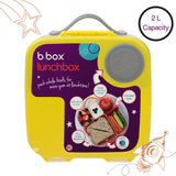 B Box Lunch Box - Lemon Sherbet Yellow Grey