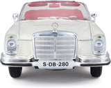 Maisto 1:18 1967 Mercedes-Benz 280SE Cabrio Diecast Vehicle Model Car