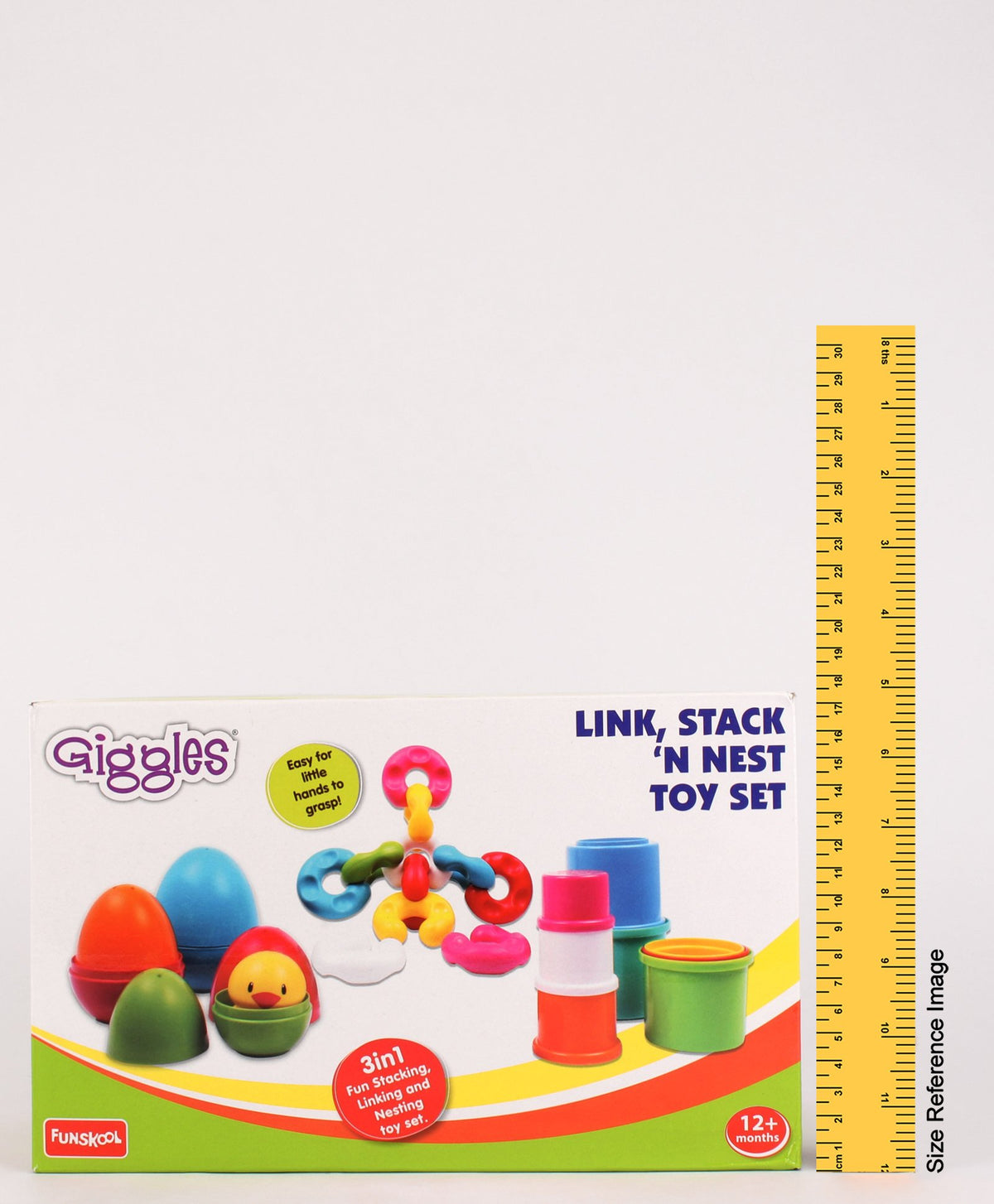 Giggles Link Stacking & Nesting Toyt 25-Piece – Multicolor