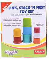 Giggles Link Stacking & Nesting Toyt 25-Piece – Multicolor
