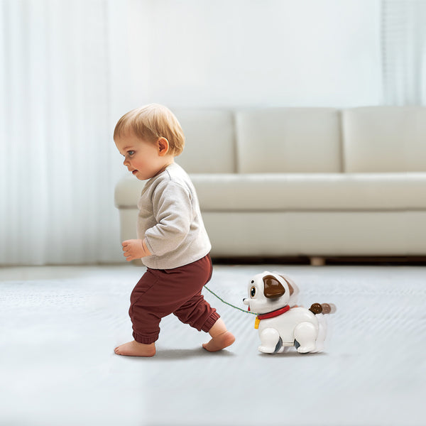 Hola Crawl & Pull Along Learning Puppy