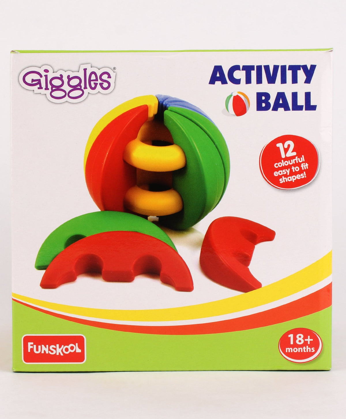 Giggles Activity Ball 1Y+ – Multicolor