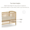 Boori Seagull Baby Cot - Natural