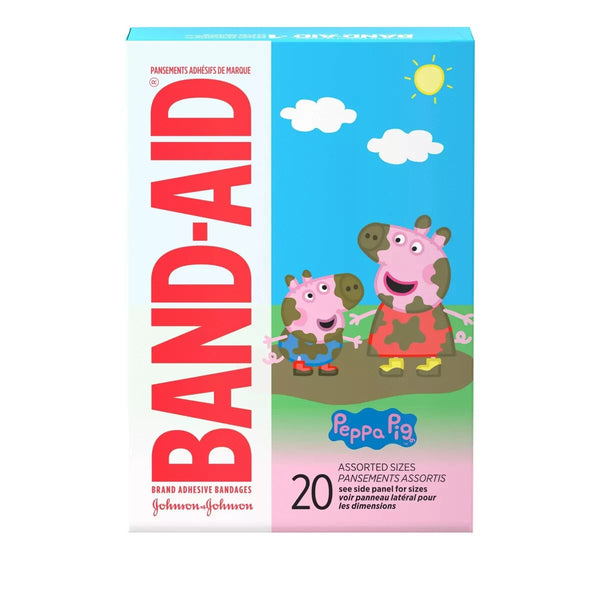 Band-Aid Adhesive Bandages Peppa Pig- Pack Of 20