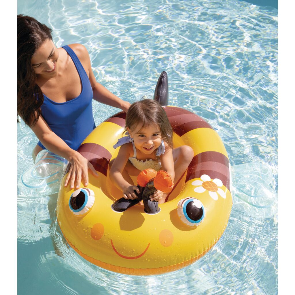 Intex Pool Cruiser Inflatable Ride-On 42 x 30 Inches Bee Yellow & Black