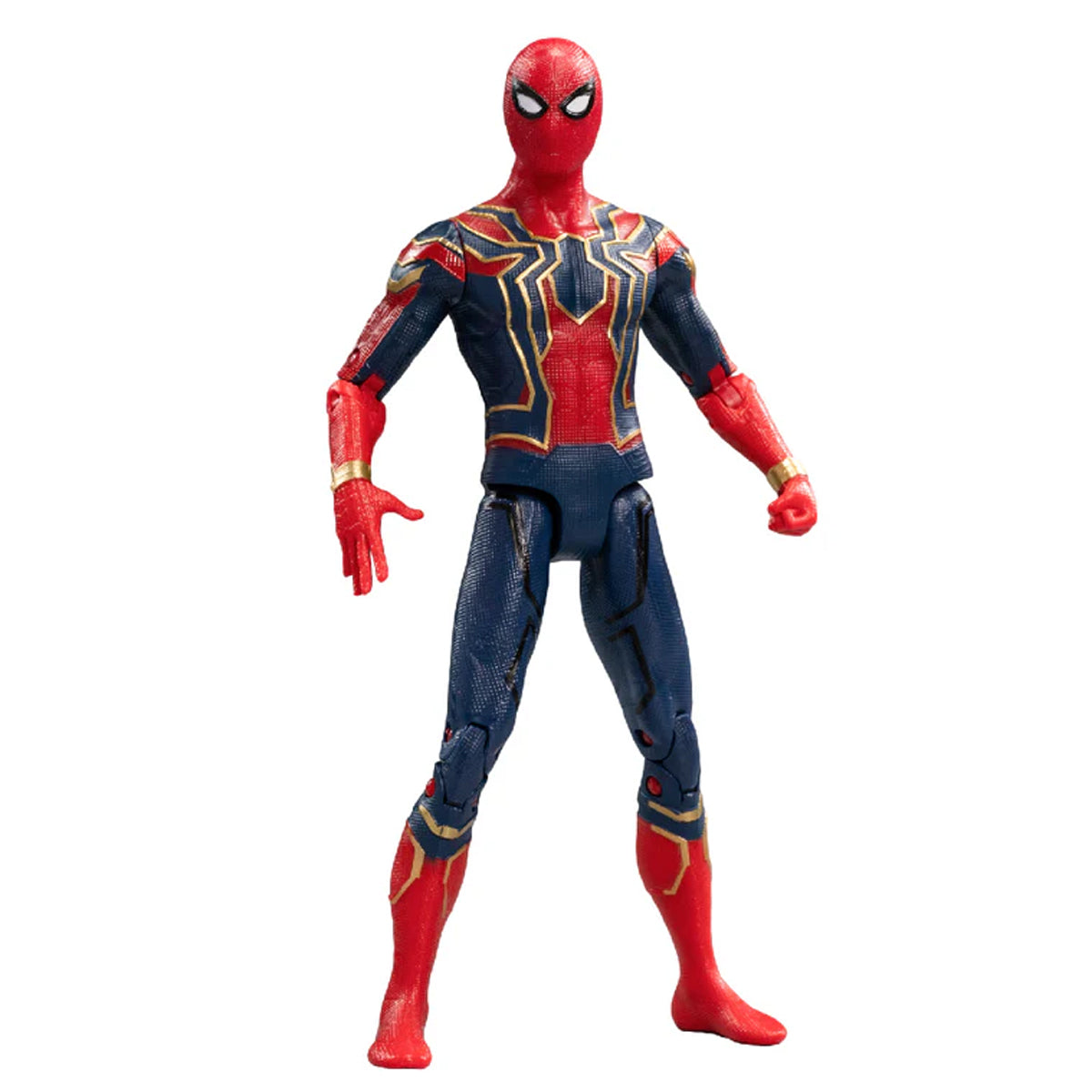 ZD Toys Marvel Avengers Endgame Series I Iron Spider Action Figure 7 Inch Red Blue & Gold