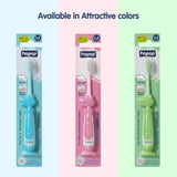 Hopop Kids Toothbrush Extra Soft Bristles Crocodile Design 3-8 Years Green