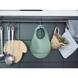 BÉABA Silicone Bib with Food Catcher – Sage Green