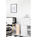Ubbi Stainless Steel Diaper Pail with Child Safety Lock - Oat Milk