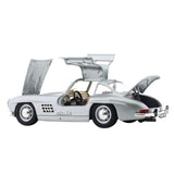 Bburago 1:24 1954 Mercedes-Benz 300 SL Silver Licensed Diecast Scale Model Car