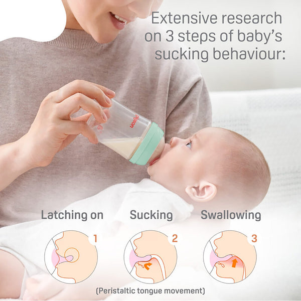 Pigeon Nursing PP Bottle plus type with Softlatch Nipple 240ml