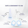 Hopop ® Baby Safety Nail Scissors with Rounded Head