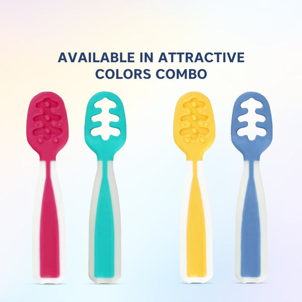 Hopop First Stage Baby Feeding Spoon – Soft, Safe & Easy to Hold
