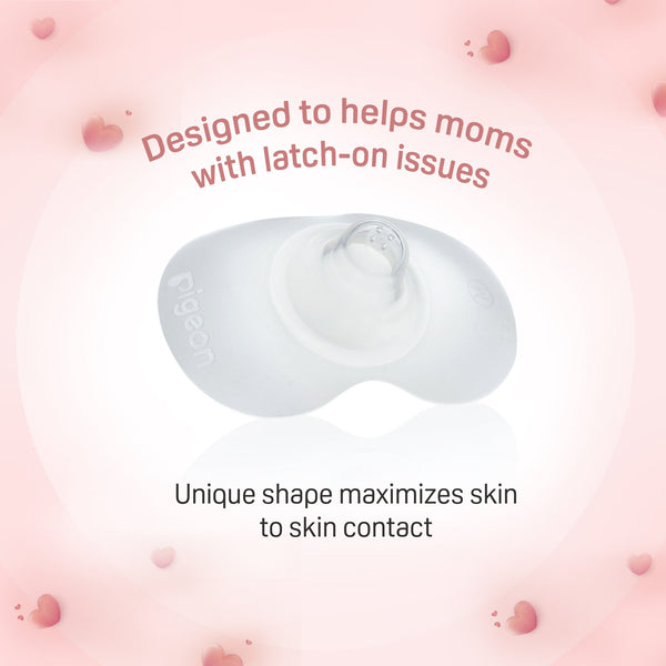 Pigeon Natural Feel Nipple Shield 2pcs Size 1With Case