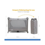 Joie Commuter™ Change & Bounce Travel Cot – Nature Alphabet